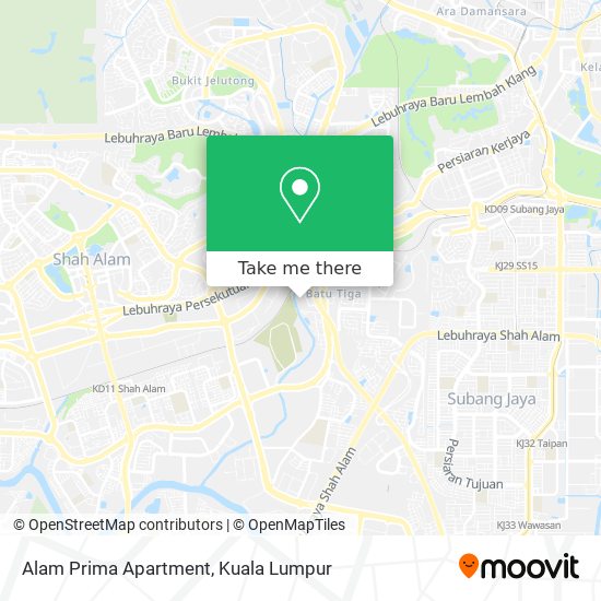 Peta Alam Prima Apartment