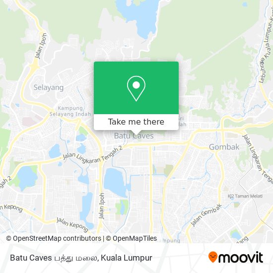 Batu Caves பத்து மலை map