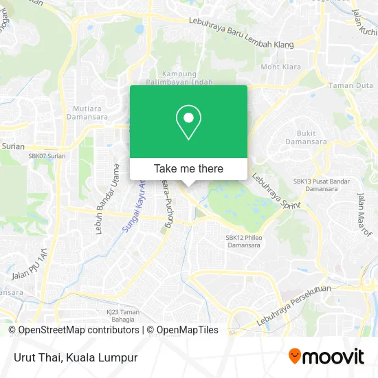 Urut Thai map