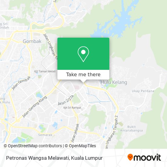 Peta Petronas Wangsa Melawati