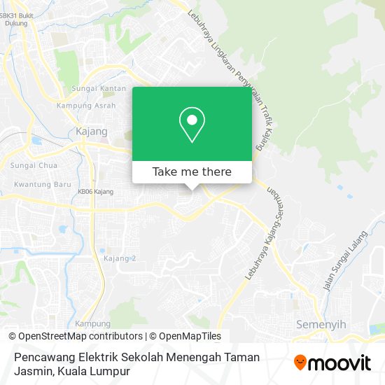 Peta Pencawang Elektrik Sekolah Menengah Taman Jasmin