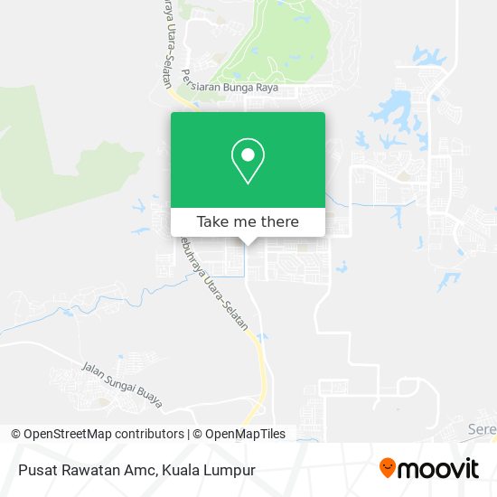 Pusat Rawatan Amc map