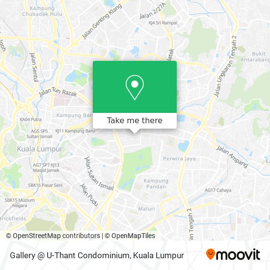 Gallery @ U-Thant Condominium map