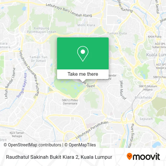 Raudhatul Sakinah Bukit Kiara 2 map
