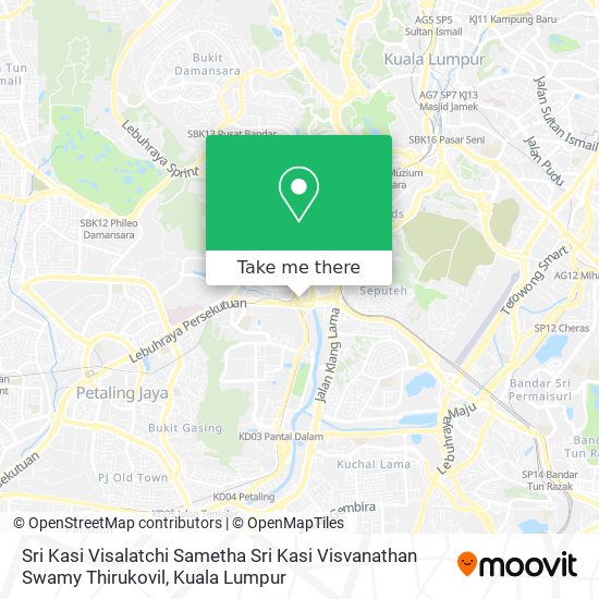 Sri Kasi Visalatchi Sametha Sri Kasi Visvanathan Swamy Thirukovil map