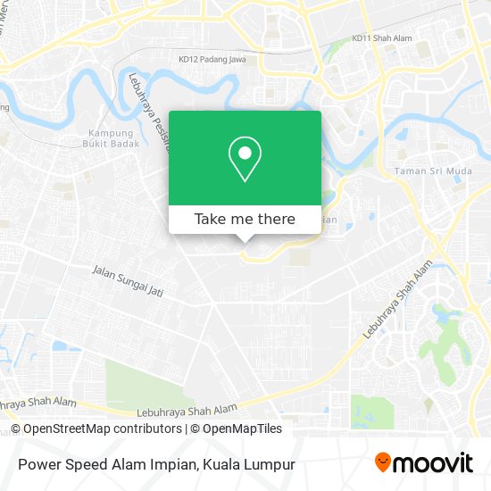 Power Speed Alam Impian map