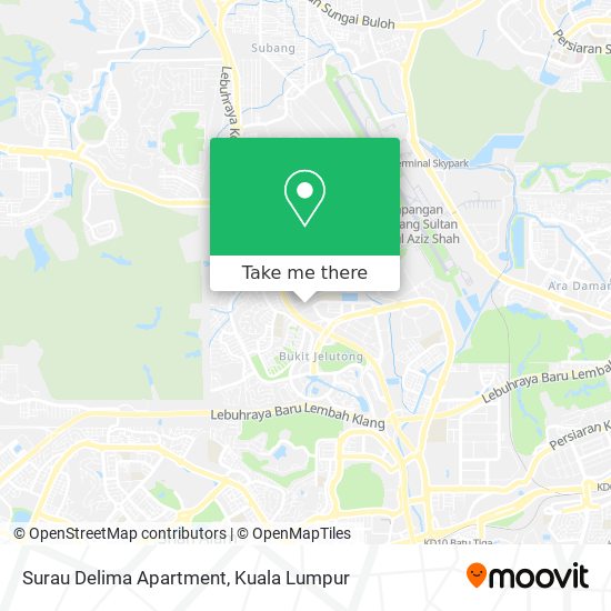 Surau Delima Apartment map