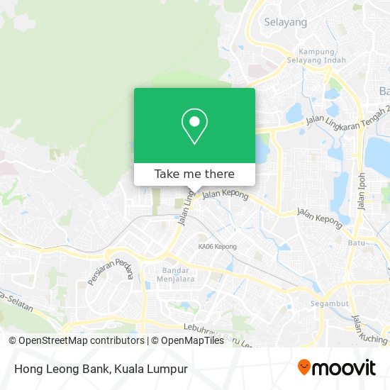 Hong Leong Bank map