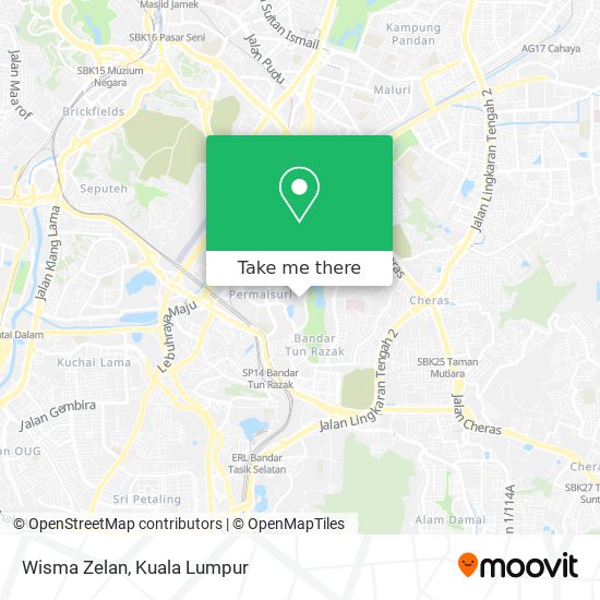 Wisma Zelan map