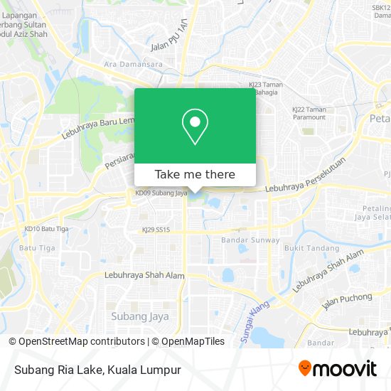 Subang Ria Lake map