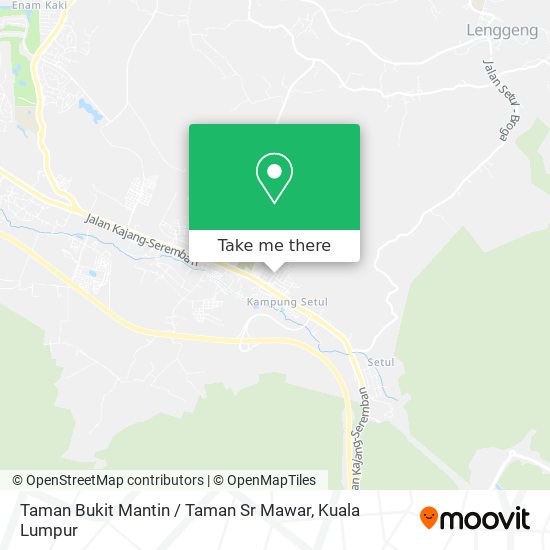 Peta Taman Bukit Mantin / Taman Sr Mawar
