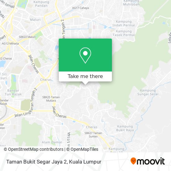 Peta Taman Bukit Segar Jaya 2