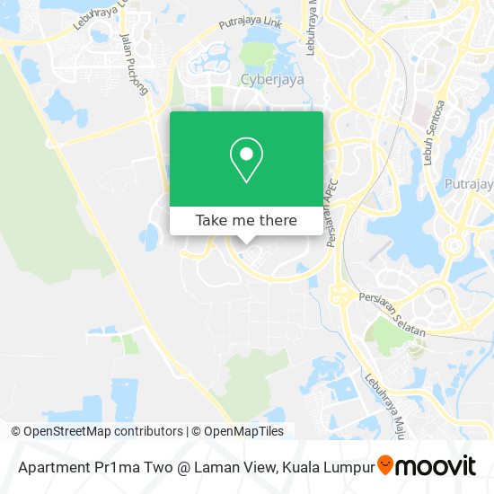 Apartment Pr1ma Two @ Laman View map