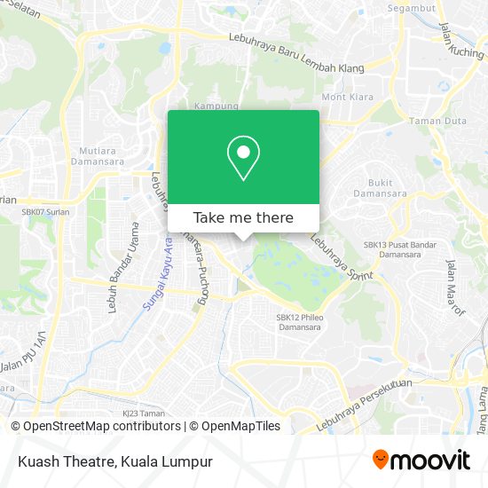 Kuash Theatre map