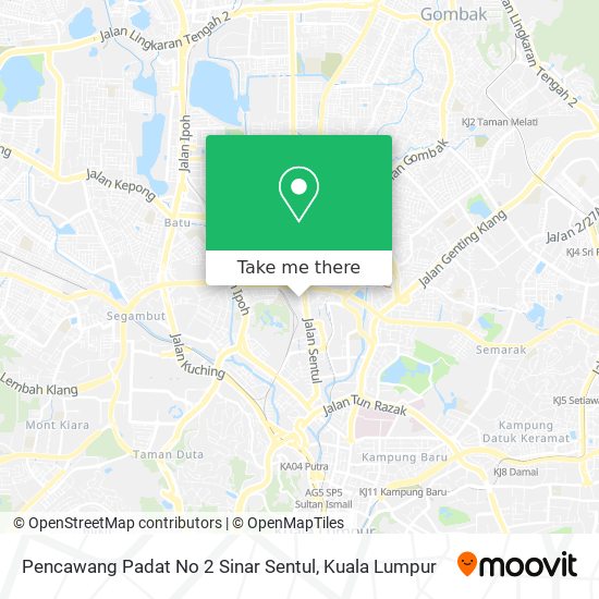 Peta Pencawang Padat No 2 Sinar Sentul