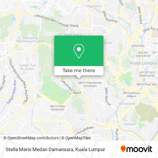 Stella Maris Medan Damansara map