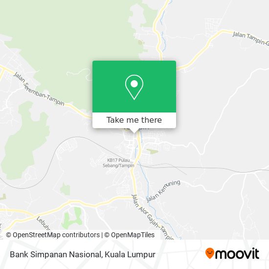 Bank Simpanan Nasional map