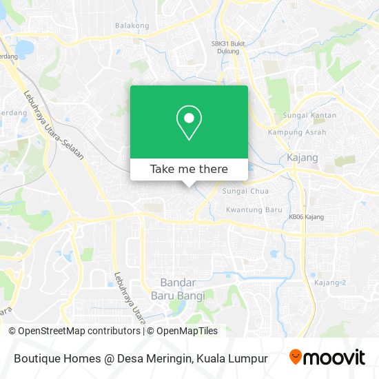 Boutique Homes @ Desa Meringin map
