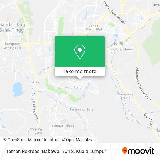 Taman Rekreasi Bakawali A/12 map