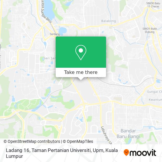 Ladang 16, Taman Pertanian Universiti, Upm map