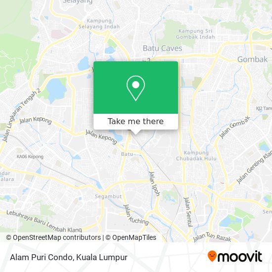 Alam Puri Condo map