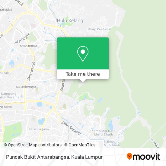 Puncak Bukit Antarabangsa map