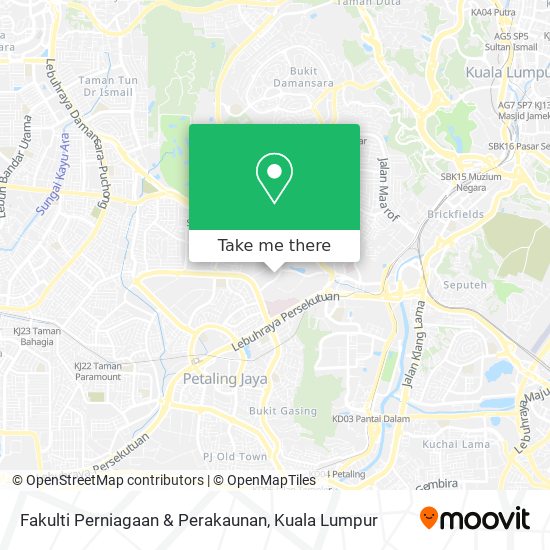 Peta Fakulti Perniagaan & Perakaunan
