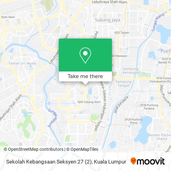 Peta Sekolah Kebangsaan Seksyen 27