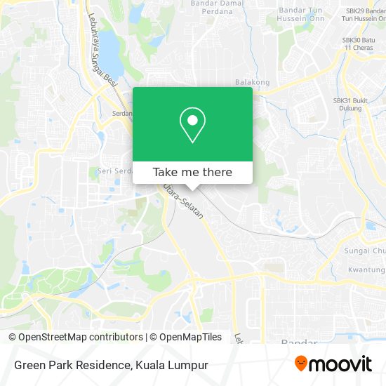 Green Park Residence map