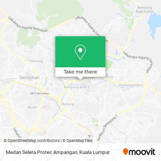 Medan Selera Protec Ampangan map