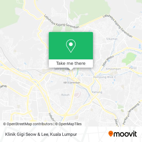 Klinik Gigi Seow & Lee map