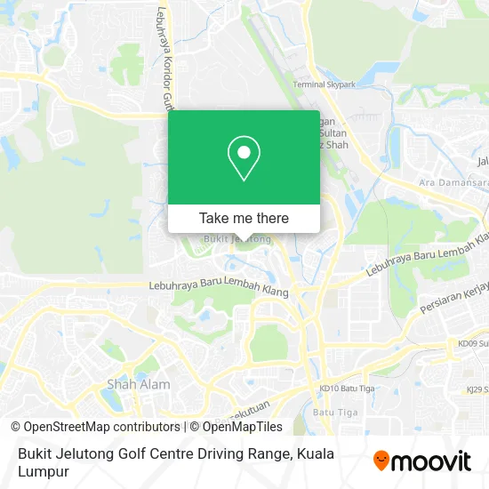 Bukit Jelutong Golf Centre Driving Range map
