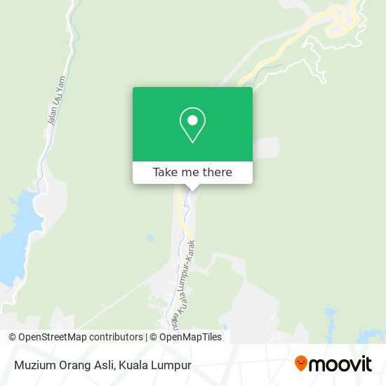 Muzium Orang Asli map