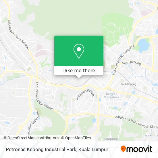 Petronas Kepong Industrial Park map