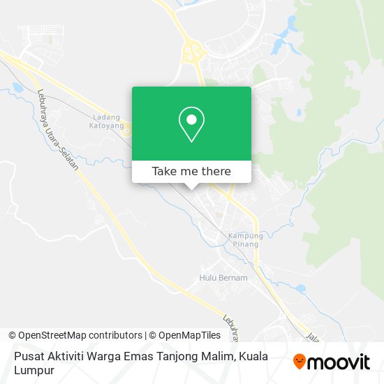 Pusat Aktiviti Warga Emas Tanjong Malim map