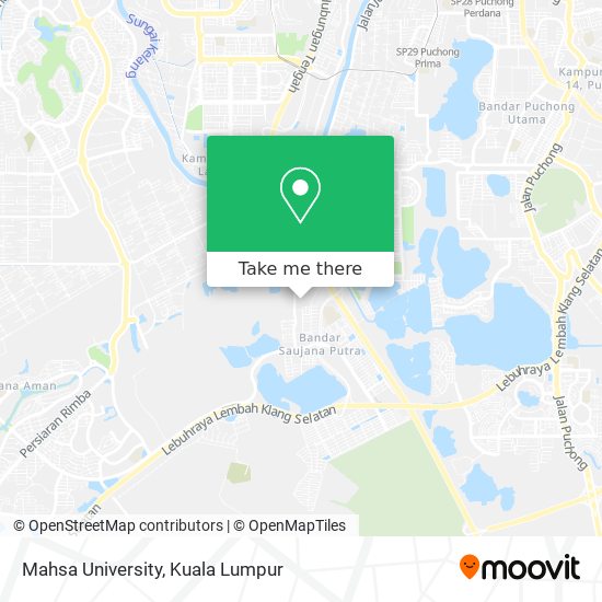 Mahsa University map