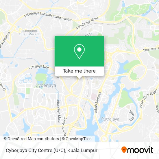 Cyberjaya City Centre (U/C) map