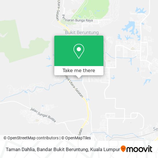 Taman Dahlia, Bandar Bukit Beruntung map