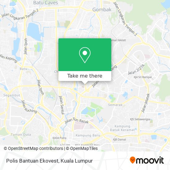 Polis Bantuan Ekovest map