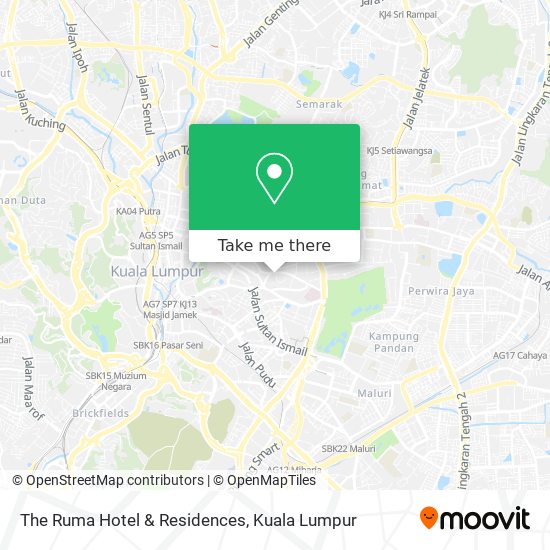 The Ruma Hotel & Residences map