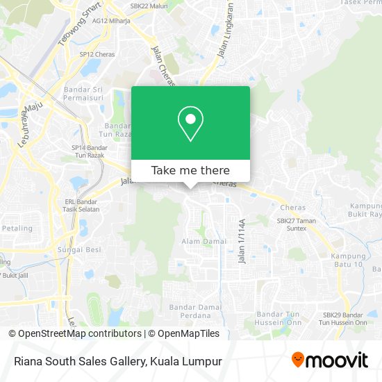 Riana South Sales Gallery map