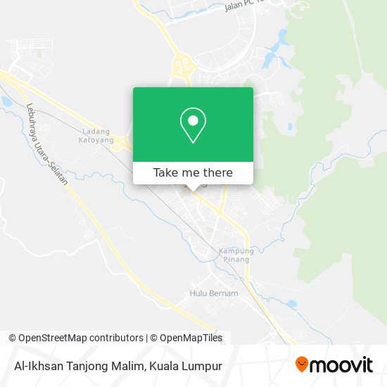 Peta Al-Ikhsan Tanjong Malim