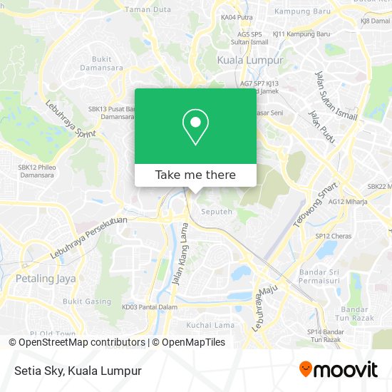 Setia Sky map