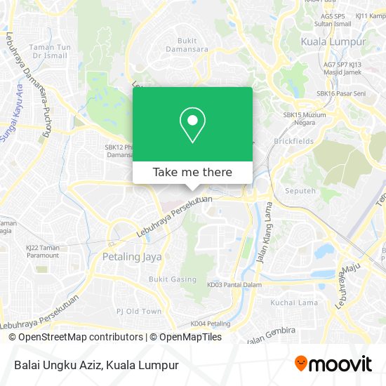 Balai Ungku Aziz map