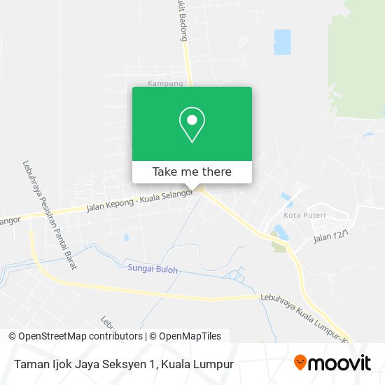 Taman Ijok Jaya Seksyen 1 map