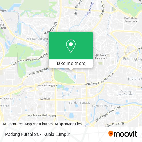 Padang Futsal Ss7 map