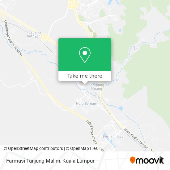 Farmasi Tanjung Malim map
