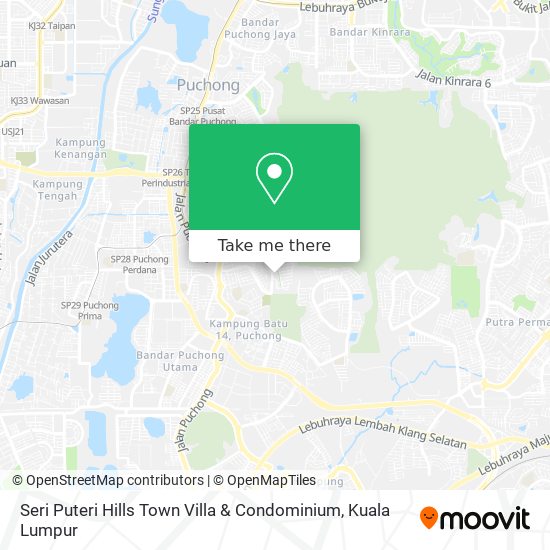 Seri Puteri Hills Town Villa & Condominium map