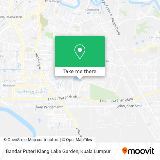 Bandar Puteri Klang Lake Garden map