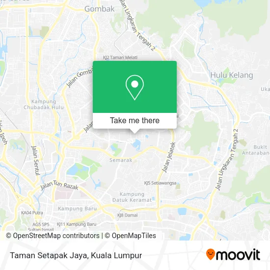 Taman Setapak Jaya map